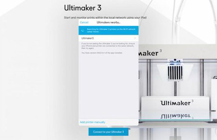 Distance is No Problem with Ultimaker 3 App