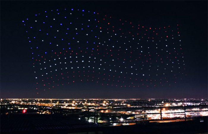 The Magnificent Drone Show Fascinated Super Bowl Audience