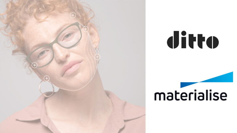 Digital transformation in eyewear industry by Ditto and Materialise